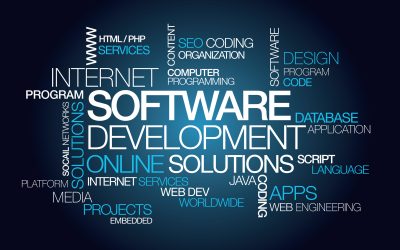 Software development apps computer programming word tag cloud